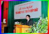 Đ/c Nguyễn Văn Bách - Giám đốc TCPTQĐ huyện phát biểu nhận nhiệm vụ tại buổi Lễ ra mắt ngày 27/11/2013