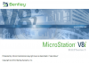 Hình ảnh phần mềm MicroStation khởi chạy
