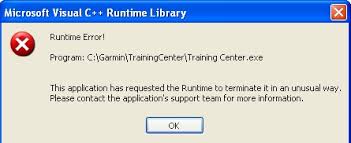 Khắc phục lỗi Microsoft Visual C++ Runtime Library
